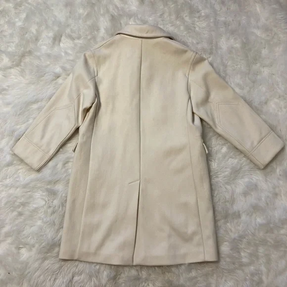 Zara Cream Trench Coat - Picture 11 of 13